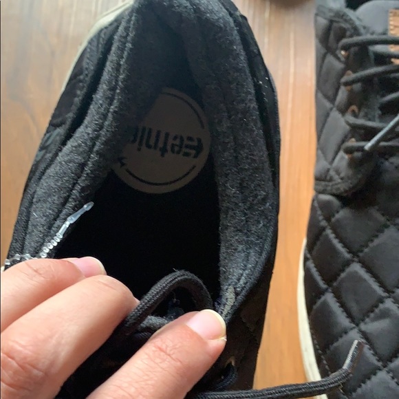 Etnies Scout black quilted skateboard sneakers - Picture 6 of 10